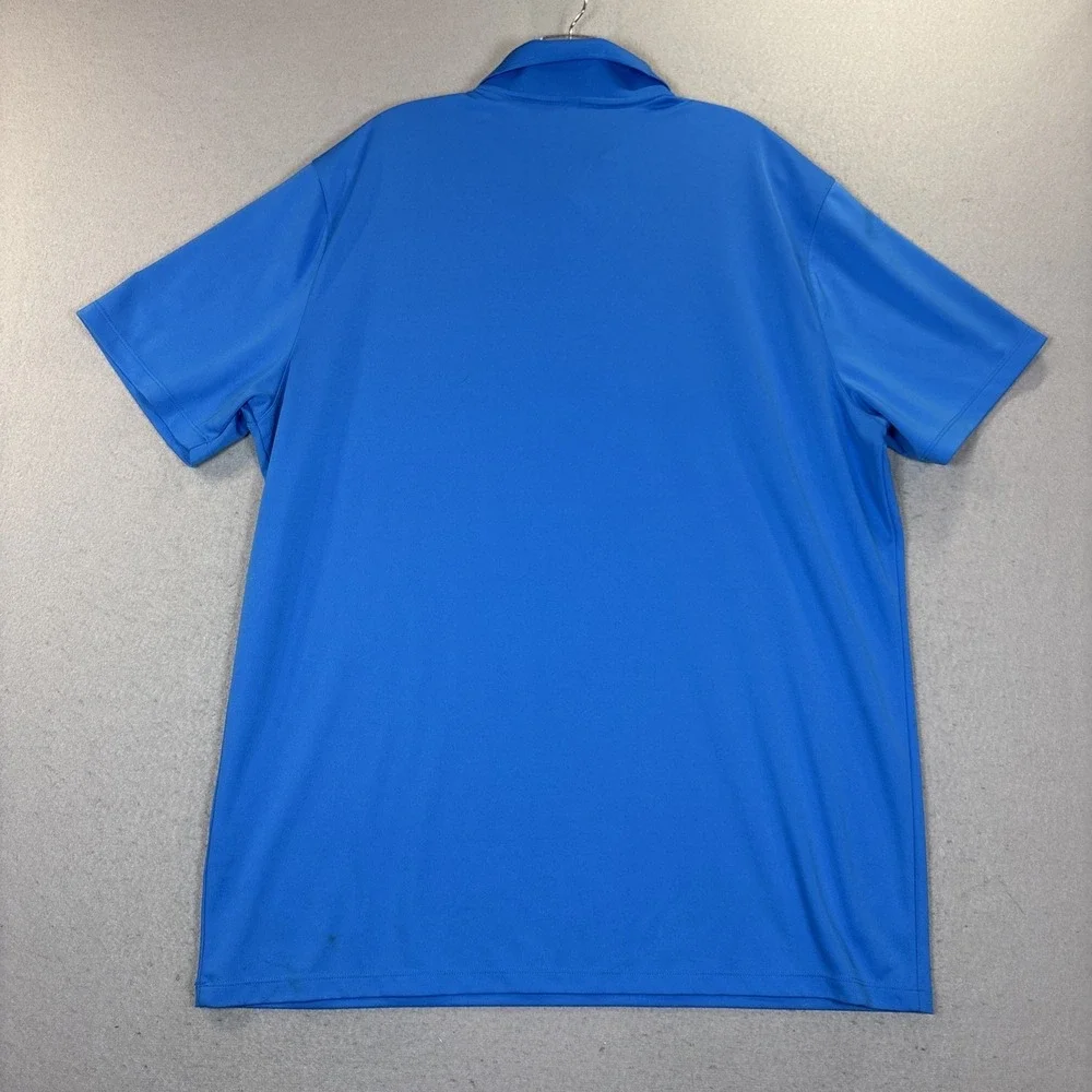 Nike Dri Fit Golf Shirt‎ XL Polo Aqua Blue Outdoor Sport Leisure